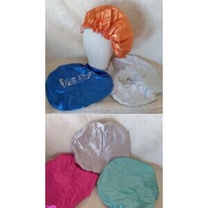 3 Satin Reversible Bonnets Soft Sleep Cap for Braids Natural Curly Hair New